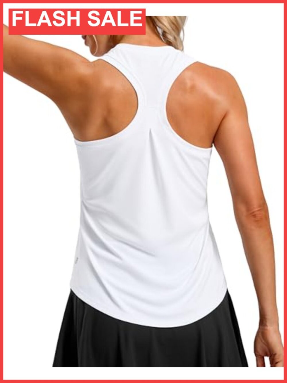 Women's Racerback Athletic Tank Top Quick Dry Workout Gym Shirt